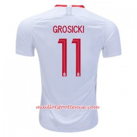 Maillot/Tenue Pologne Grosicki 11 Domicile Coupe du monde 2018
